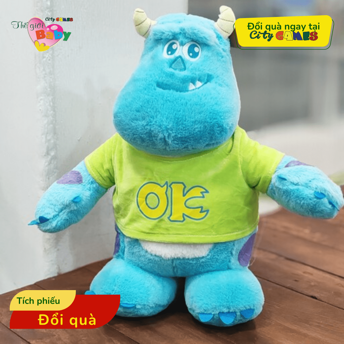 GẤU BÔNG SULLIVAN UNIVERSITY OF MONSTERS - CITY GAMES 2