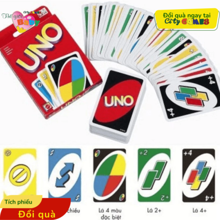 BỘ BÀI UNO | TÍCH PHIẾU ĐỔI QUÀ CITY GAMES
