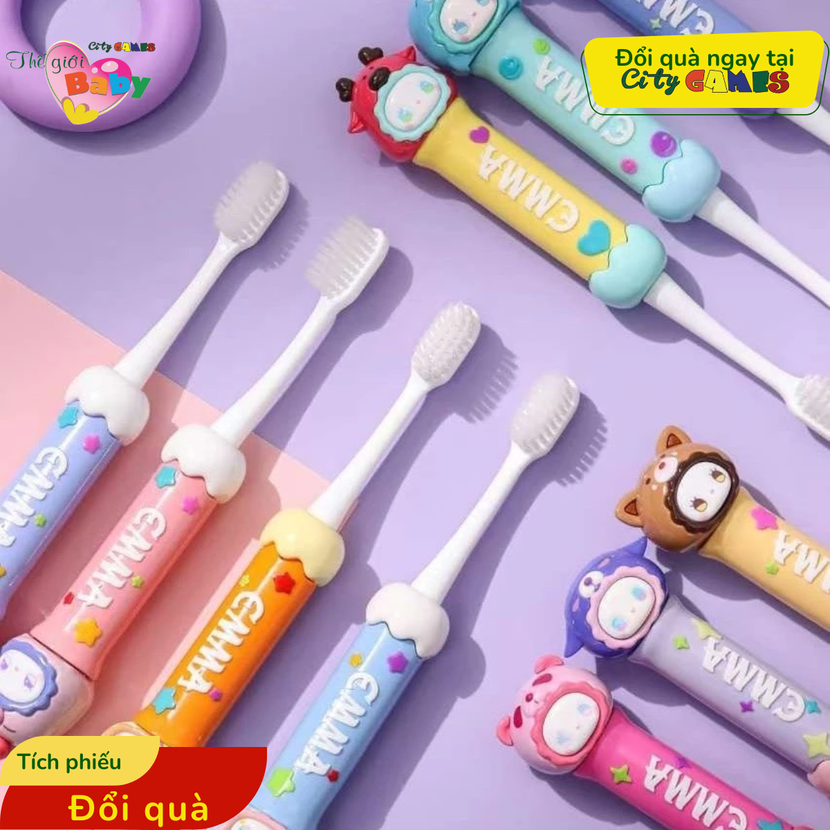 HỘP BẤT NGỜ BLINDBOX BÀN CHẢI EMMA RUA RUA ZOO