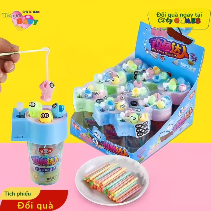 KẸO ĐỒ CHƠI CÂU CÁ TRẺ EM