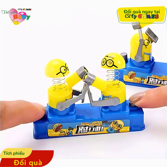 ĐỒ CHƠI MINION ĐẬP BÚA GÕ ĐẦU VUI NHỘN