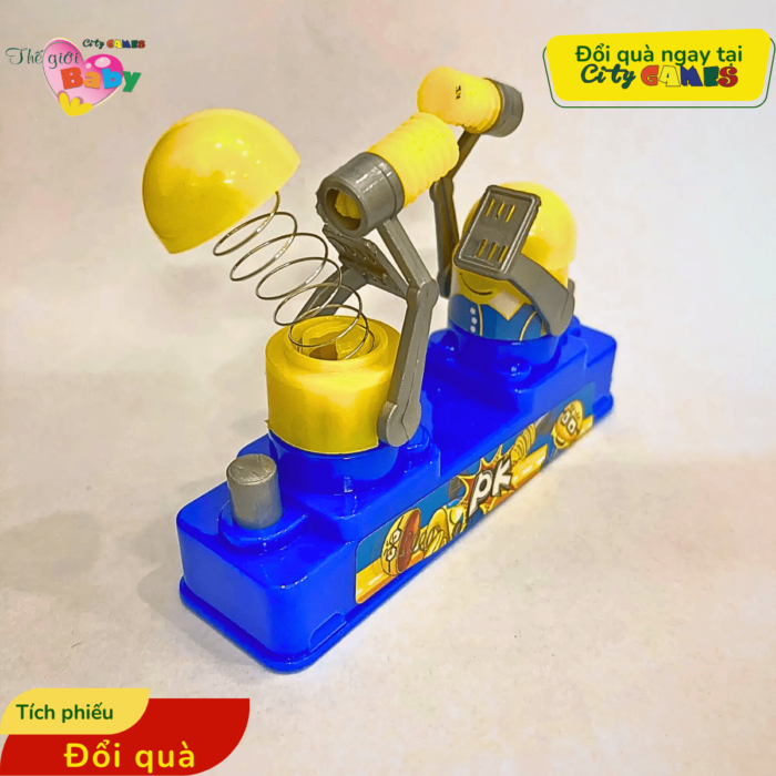 ĐỒ CHƠI MINION ĐẬP BÚA GÕ ĐẦU VUI NHỘN