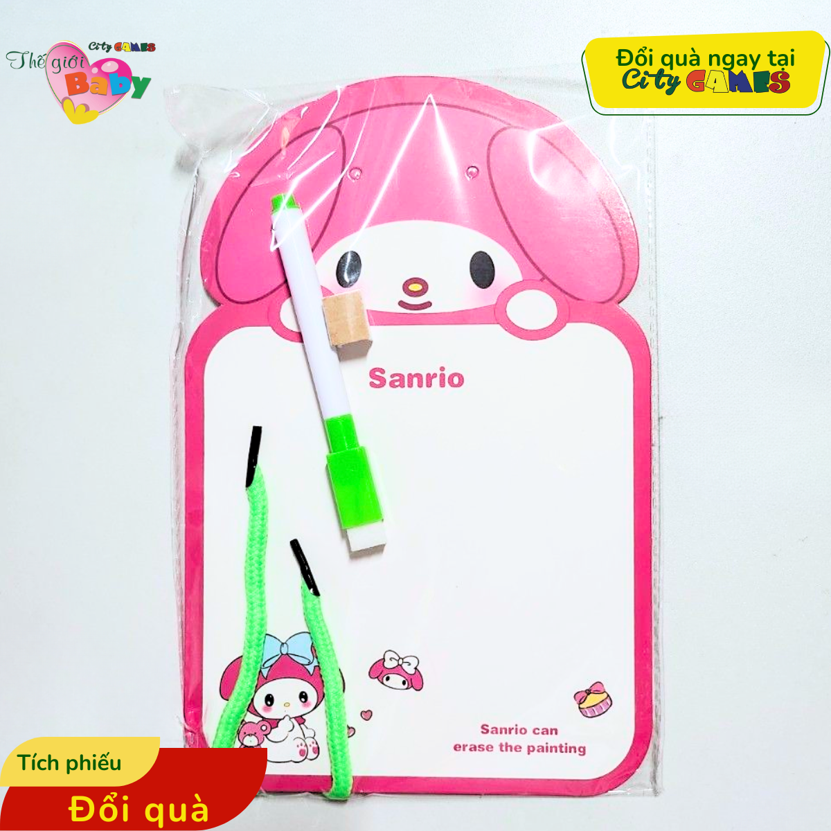 BẢNG TRẮNG SANRIO CHO BÉ