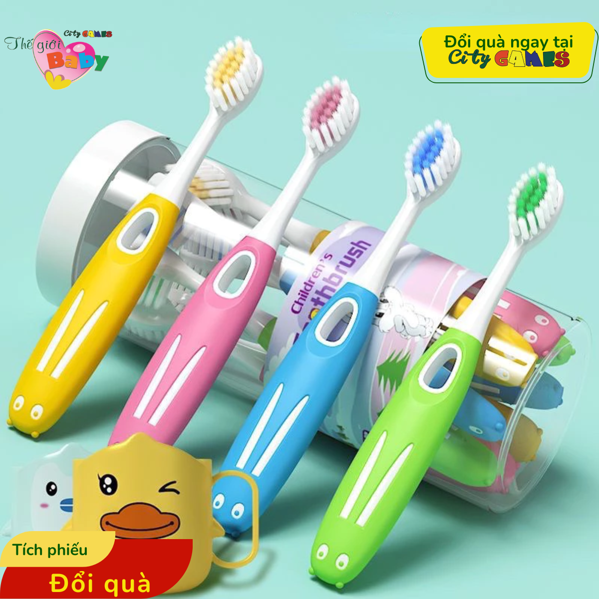 SET BÀN CHẢI ĐÁNH RĂNG CHO BÉ