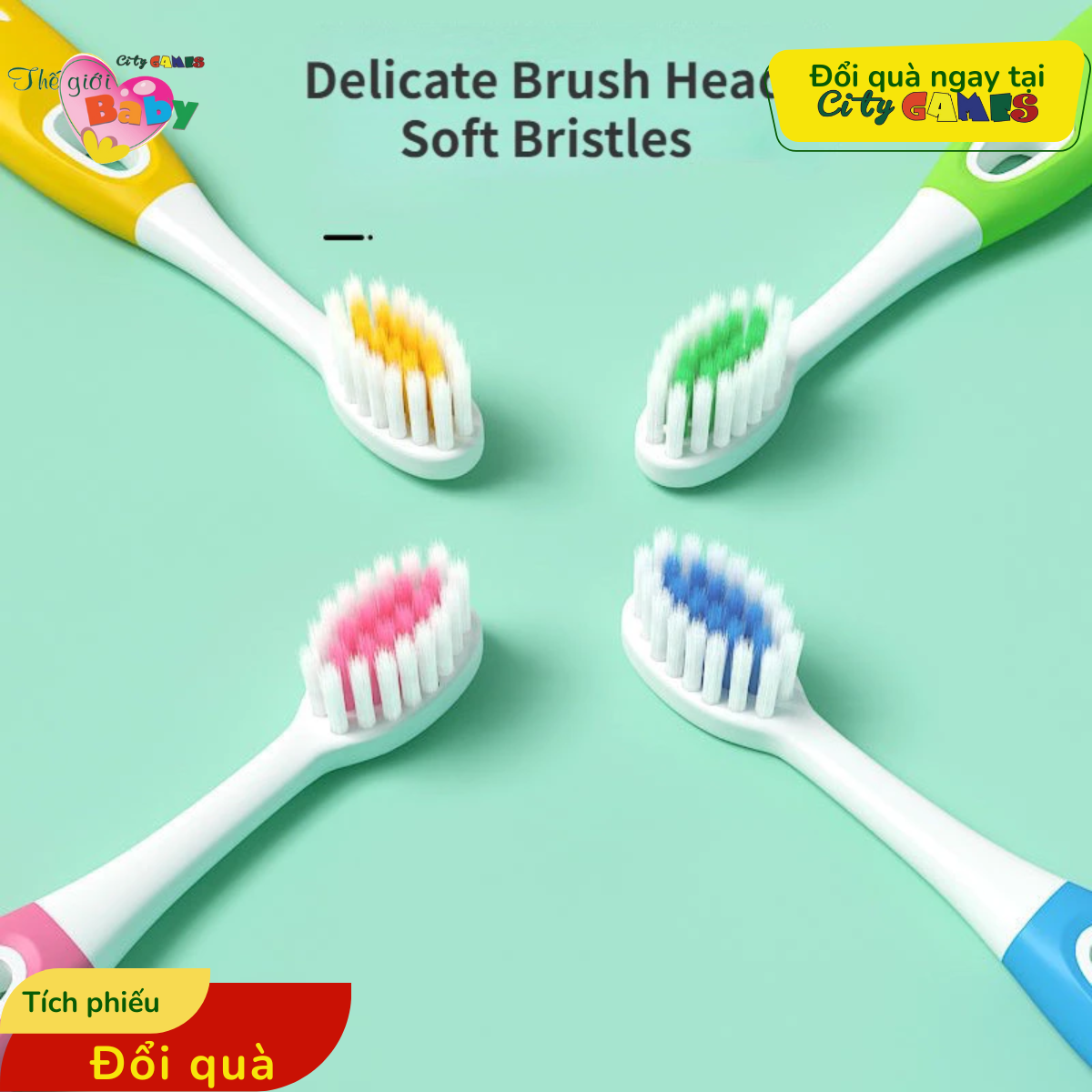 SET BÀN CHẢI ĐÁNH RĂNG CHO BÉ
