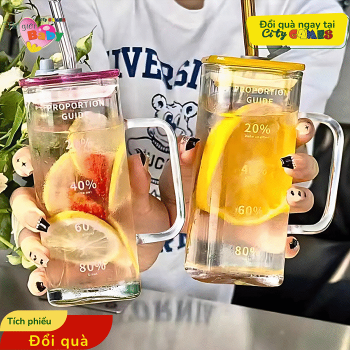 BÌNH NƯỚC THỦY TINH HÌNH VUÔNG